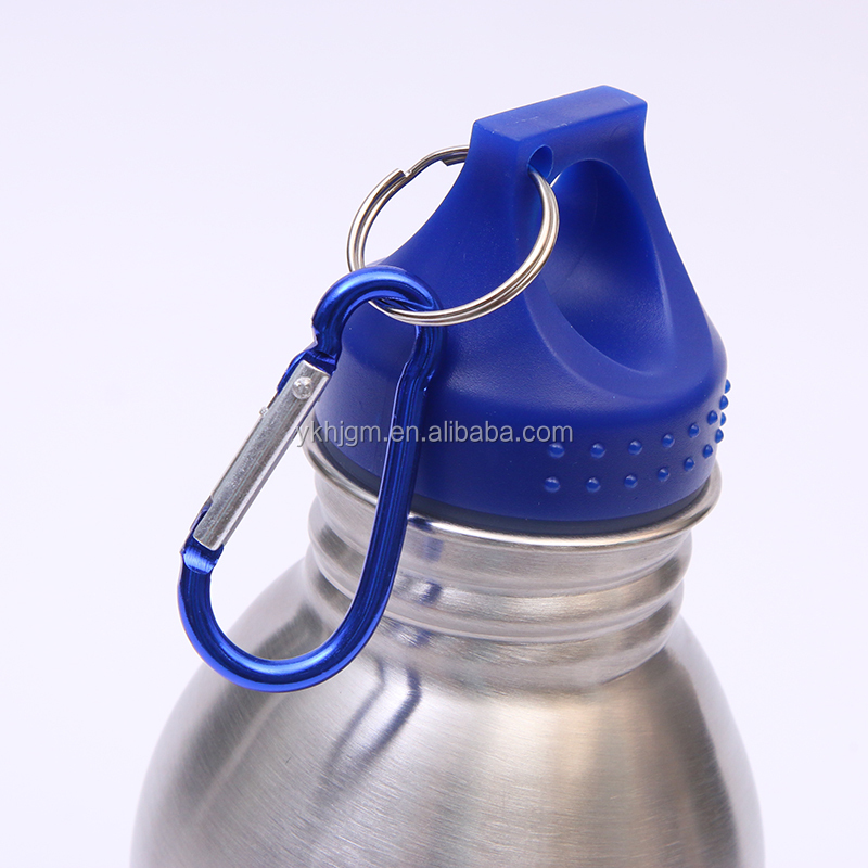 Wholesale single wall stainless steel sports water bottle