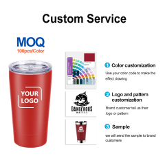 Wholesale Custom logo 8oz 12oz Double wall Stainless Steel Vacuum Insulated Mug Travel Milk Tumbler
