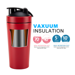 Custom Logo Bpa Free 650ml Double Walled Stainless Steel Insulated Gym Shaker Water Bottle