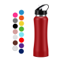 Hot sales 650ml 750ml stainless steel foldable bike water bottle with custom logo