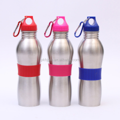 Wholesale single wall stainless steel sports water bottle
