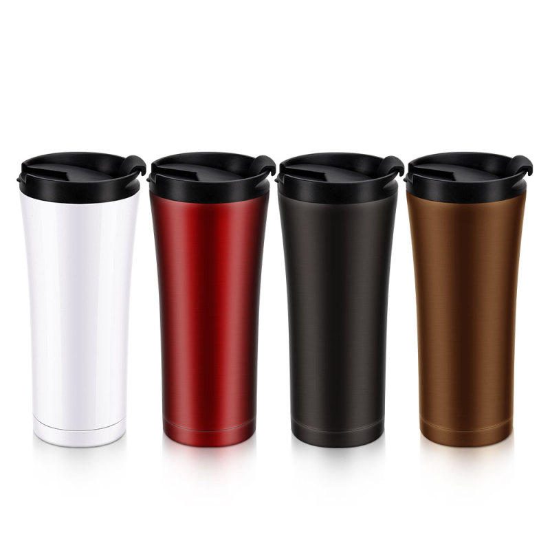 Hot Sale 500ml Double Wall Stainless Steel Travel Insulated Coffee Mugs With Logo