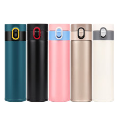Custom Shape 350 ml Kids Small Thermos insulated Water Bottle Purple Vacuum Flask