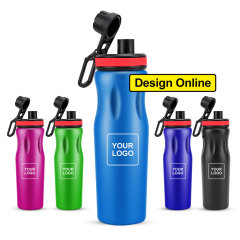 High Quality 800ml Single Wall Stainless Steel Sport Water Bottle