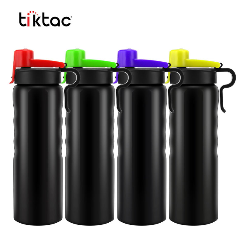 New Design Stainless Steel Sport Water Bottle With Colorful Caps