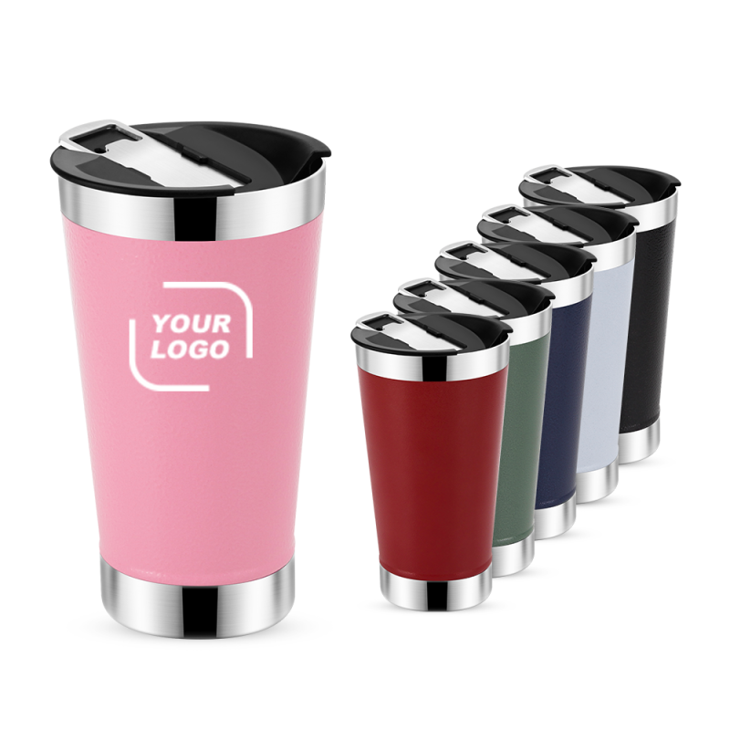 New Design 20 oz Double Wall Metal Stainless Steel Vacuum Insulated Beer Tumbler With Opener