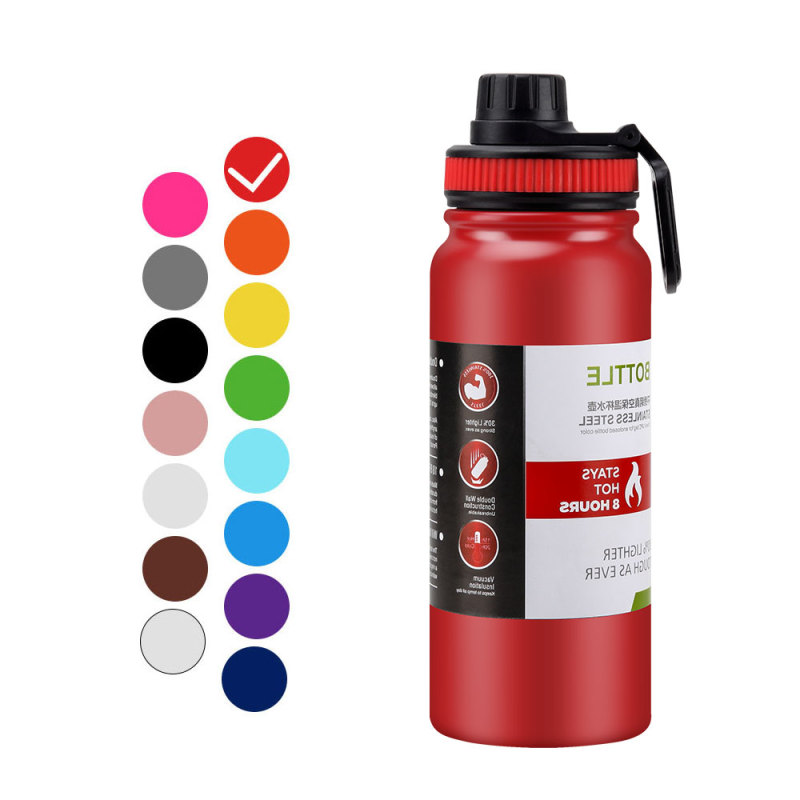Wide Mouth Vacuum Insulated Double Wall Stainless Steel Thermos Water Bottle/Flask
