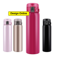 BPA Free Eco-Friendly 500ml Stainless Steel Insulated Vacuum Thermos Water Bottle