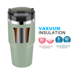 Wholesale New Design 20 oz 30 oz Double Wall Stainless Steel Vacuum Insulated Coffee Tumbler Cups With Straw In Bulk