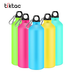 Cheap sell promotional gifts aluminum outdoor sports bike water bottle with custom logo