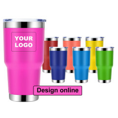 30 oz Double Wall Stainless Steel Vacuum Insulated Tumbler Cups