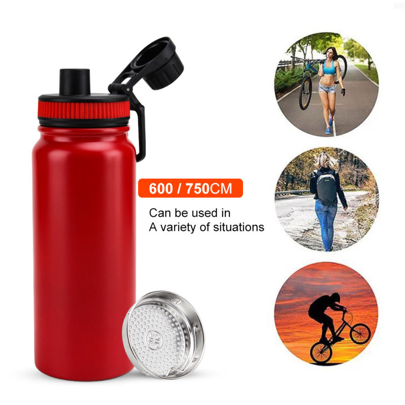 Wide Mouth Vacuum Insulated Double Wall Stainless Steel Thermos Water Bottle/Flask