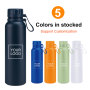 Wholesale 650ml 800ml Portable Stainless Steel Sports Insulated Water Bottle With Custom Logo
