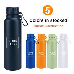 Wholesale 650ml 800ml Portable Stainless Steel Sports Insulated Water Bottle With Custom Logo