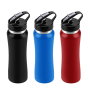 Hot sales 650ml 750ml stainless steel foldable bike water bottle with custom logo
