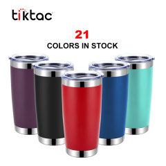 Hot Sale 20oz Double Wall Stainless Steel Sublimation Insulated Vacuum Tumbler With Custom Logo