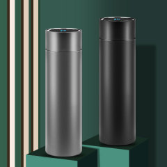 2022 New Design 500ml Stainless Steel Insulated Reminder Smart Water Bottle with Led Temperature Display