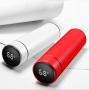 BPA Free 500ml double wall stainless steel vacuum insulated smart water bottle with led