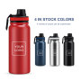 Wide Mouth Vacuum Insulated Double Wall Stainless Steel Thermos Water Bottle/Flask