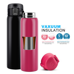 BPA Free Eco-Friendly 500ml Stainless Steel Insulated Vacuum Thermos Water Bottle