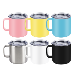 Wholesale Double Walled Stainless Steel 17oz Travel Tumbler Cup Insulated Coffee Mug with Handle