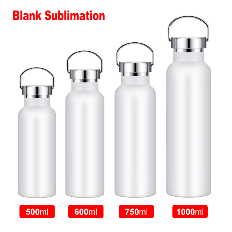 Wholesale 18oz 25oz 34oz double wall stainless steel insulated blanks sublimation water bottle with custom logo