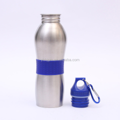 Wholesale single wall stainless steel sports water bottle