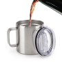 Wholesale Double Walled Stainless Steel 17oz Travel Tumbler Cup Insulated Coffee Mug with Handle