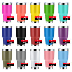 30 oz Double Wall Stainless Steel Vacuum Insulated Tumbler Cups