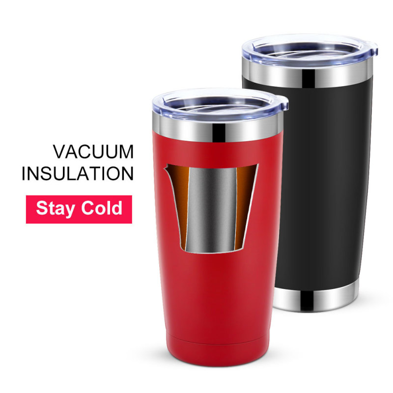 Hot Sale 20oz Double Wall Stainless Steel Sublimation Insulated Vacuum Tumbler With Custom Logo