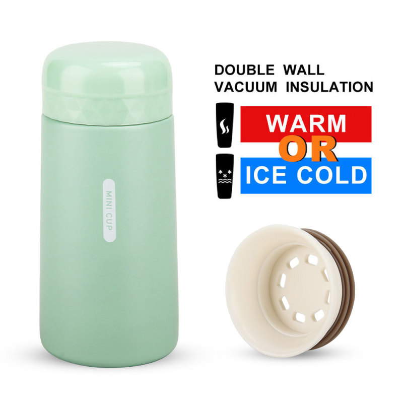 Wholesale eco friendly 150ml stainless steel mini small vacuum insulated thermo water bottle