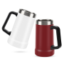 Hot Sales 24oz Double Wall Stainless Steel Travel Mug Vacuum Insulated Beer Tumbler Cups with Handle