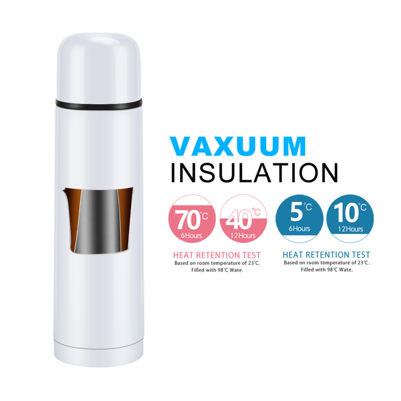 Eco friendly custom design 350ml 500ml 750ml 1000ml double wall stainless steel vacuum insulated water bottle