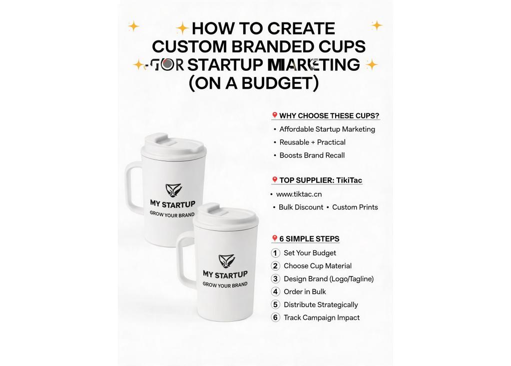 How to create custom branded cups for startup marketing campaigns on a budget?