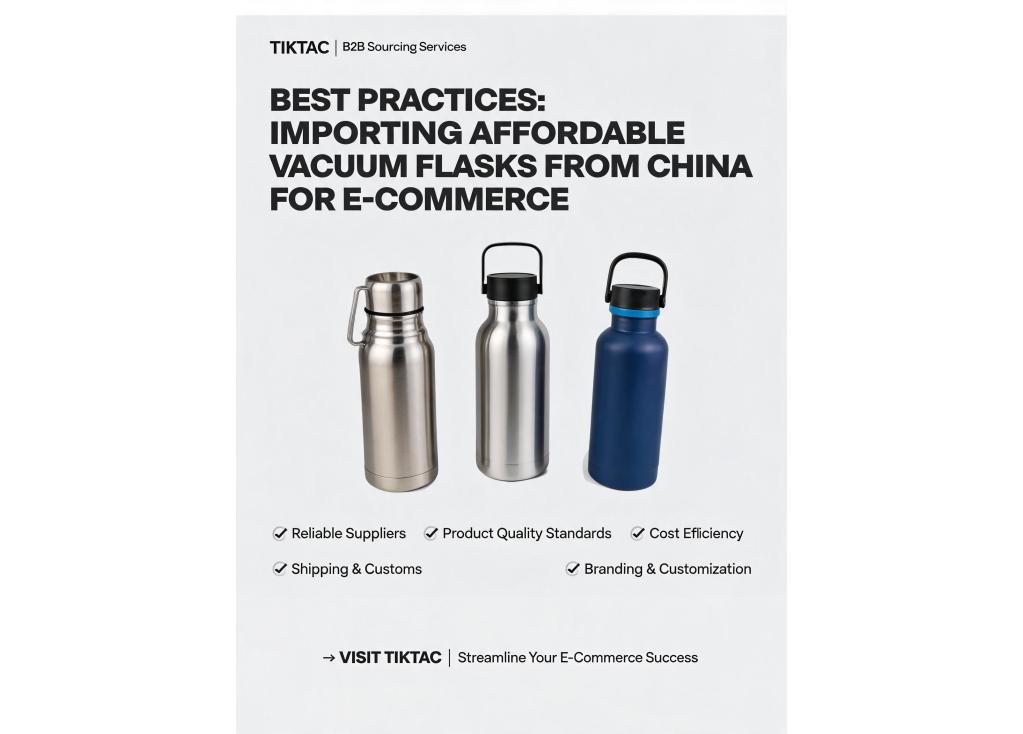 What are the best practices for importing affordable vacuum flasks from China for e-commerce?