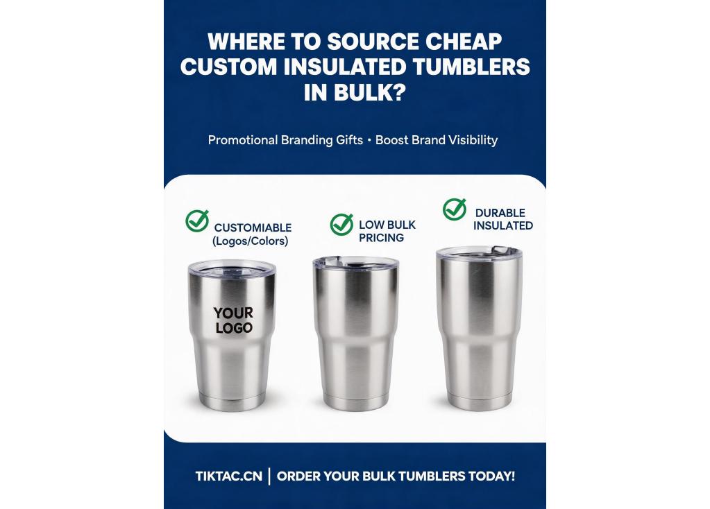 Where to source cheap custom insulated tumblers in bulk for promotional gifts?