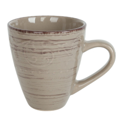 2018 New product stoneware ceramic embossed milk mug