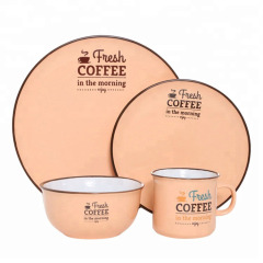 2018 hot sales ceramic coffee dinner set and plate//salad plate/bowl/coffee mug