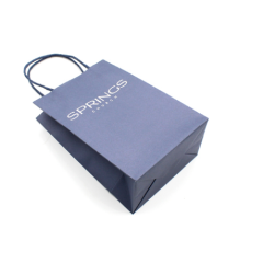 OEM cute eco-friendly promotional kraft paper bag with handle