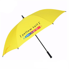 Custom best selling Eco-friendly printing logo standard size golf umbrella