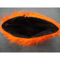 Custom WKD party  hairy hat  with ox horn