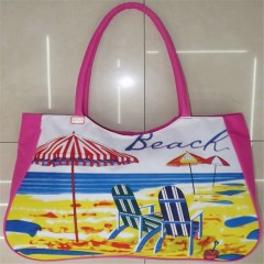 Full color tote beach bag