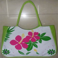 Embroidery beach tote bag