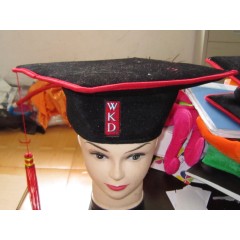 Custom  Cheap Bachelor  Hat for Party Carnival Grad hats