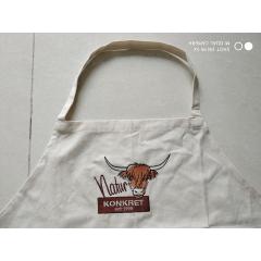 High quality  custom cotton kitchen apron with embroider  LOGO