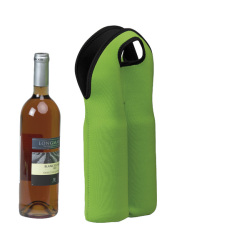 Neoprene wine bottle cooler bag