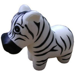 PU foam animal Zebra shaped antistress ball stress reliever