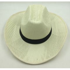 Fashion panama paper cap cowboy top straw hat