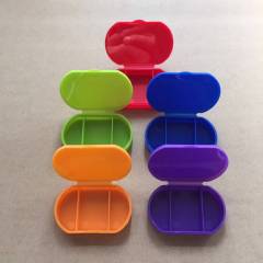 Mini Portable Plastic Pill Organizer Medicine Case Pill box for Daily and Travel Use
