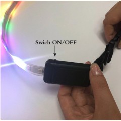 New Design Safety Sport Remote Control USB Recharging  bicycle Led Belt 